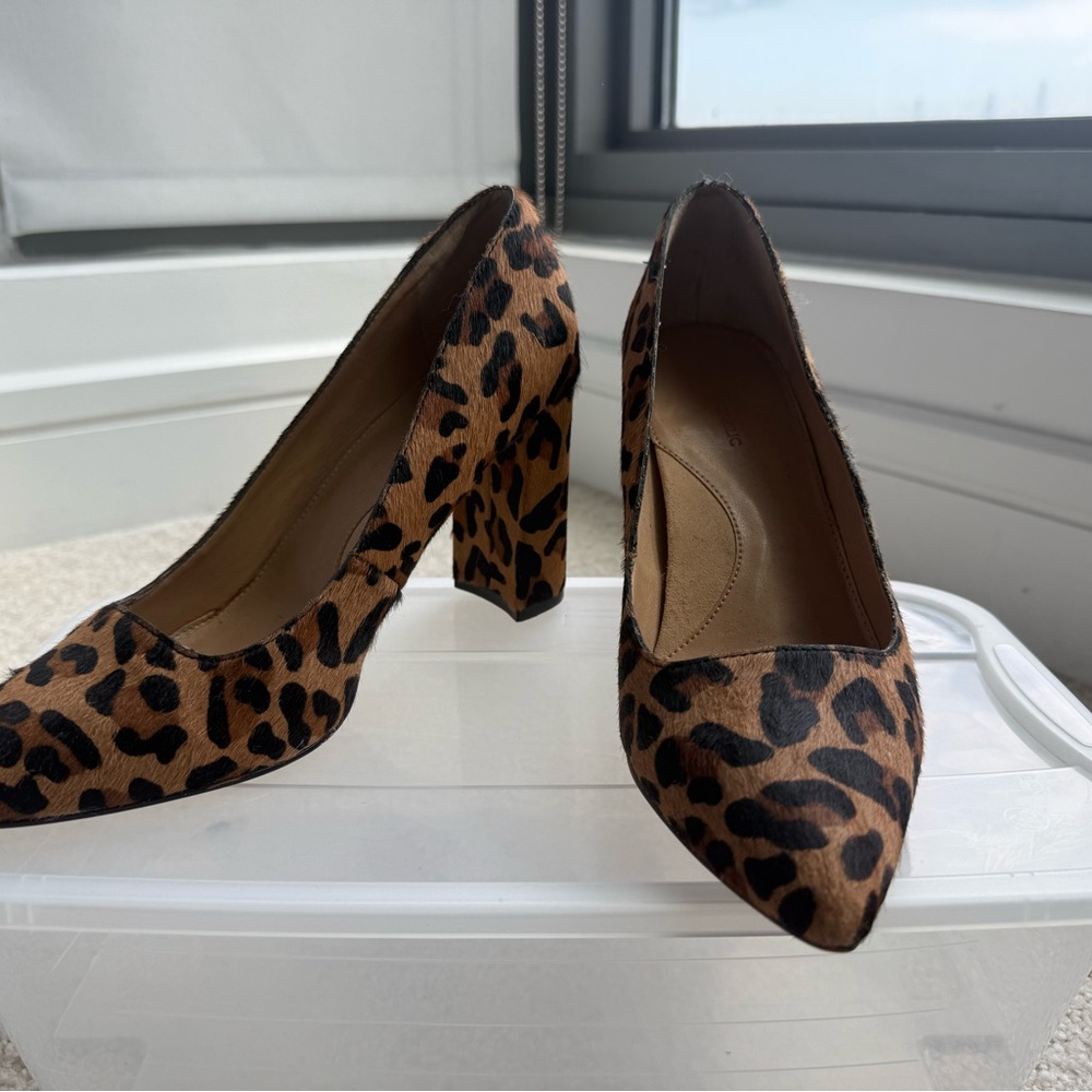 Leopard Print Women's Heels